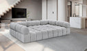 Meridian Furniture - Ames 102" Boucle Fabric Upholstered 6 Piece Modular Sectional - 611Grey-Sec6C - GreatFurnitureDeal