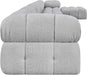 Meridian Furniture - Ames 204" Boucle Fabric Upholstered 7 Piece Modular Sectional - 611Grey-Sec7D - GreatFurnitureDeal