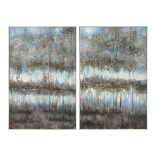 Uttermost - Gray Reflections Landscape Art S/2 - 31411 - GreatFurnitureDeal