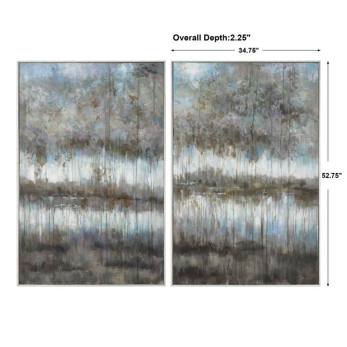 Uttermost - Gray Reflections Landscape Art S/2 - 31411