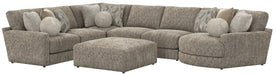 Jackson Furniture - Turner 6 Piece Sectional Sofa in Mushroom - 3145-573-59-31-31-96-28-MUS - GreatFurnitureDeal