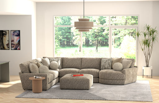 Jackson Furniture - Turner 6 Piece Sectional Sofa in Mushroom - 3145-573-59-31-31-96-28-MUS - GreatFurnitureDeal