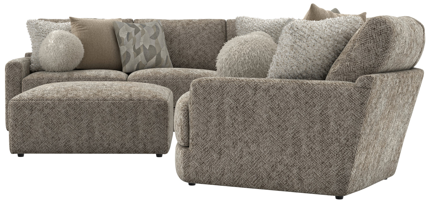 Jackson Furniture - Turner 6 Piece Sectional Sofa in Mushroom - 3145-573-59-31-31-96-28-MUS - GreatFurnitureDeal