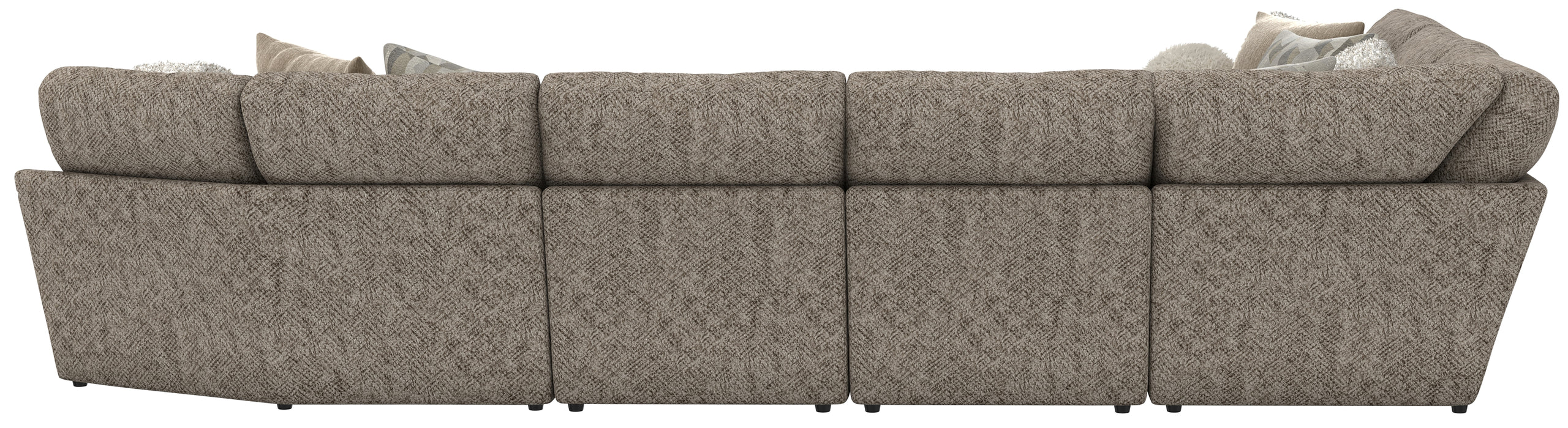 Jackson Furniture - Turner 6 Piece Sectional Sofa in Mushroom - 3145-573-59-31-31-96-28-MUS - GreatFurnitureDeal