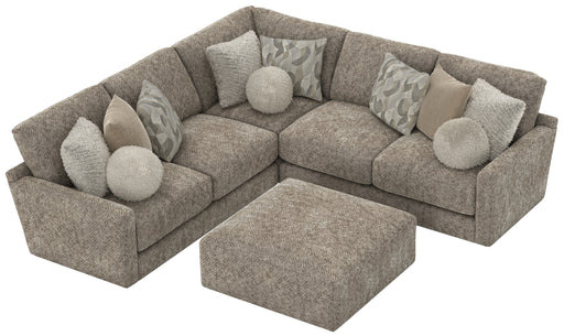 Jackson Furniture - Turner 3 Piece Sectional Sofa in Mushroom - 3145-573-96-28-MUS - GreatFurnitureDeal