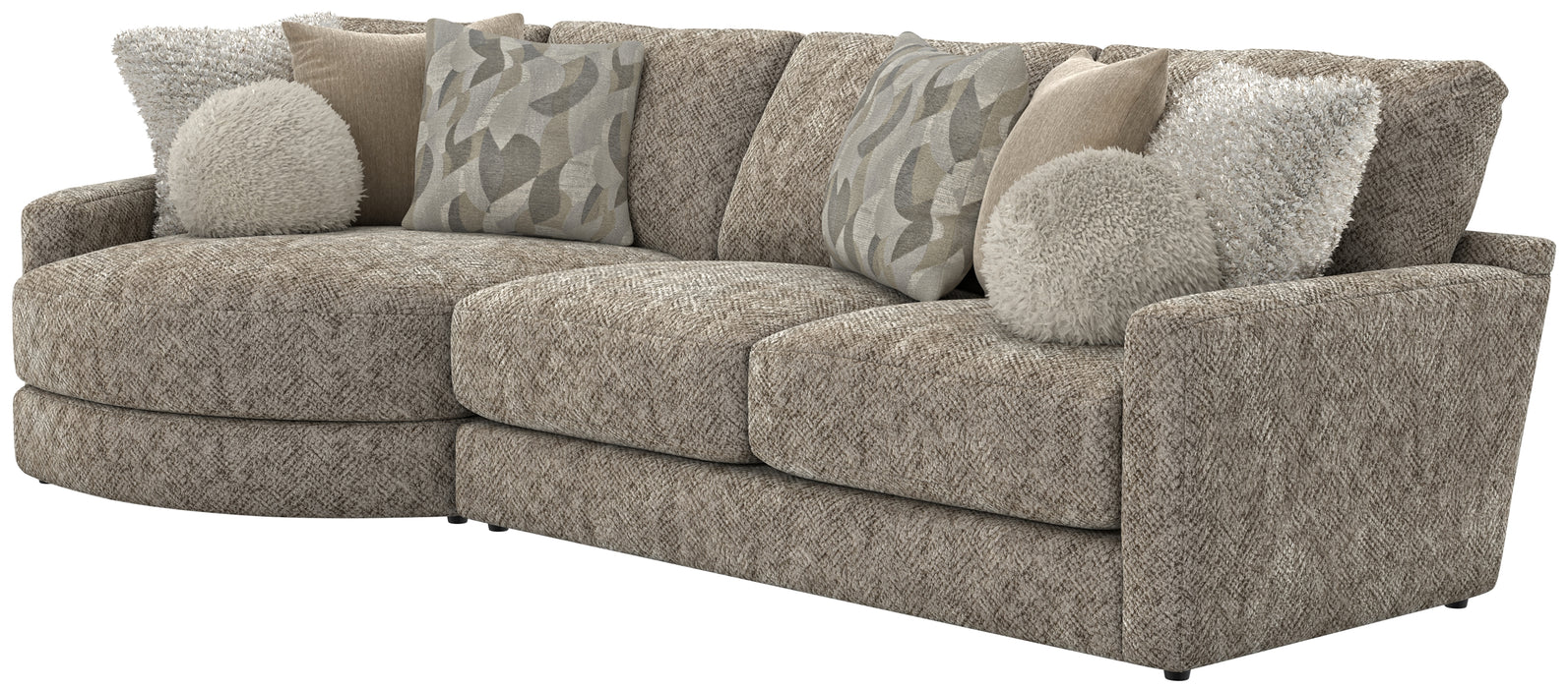 Jackson Furniture - Turner 2 Piece Sectional Sofa in Mushroom - 3145-573-96-MUS - GreatFurnitureDeal