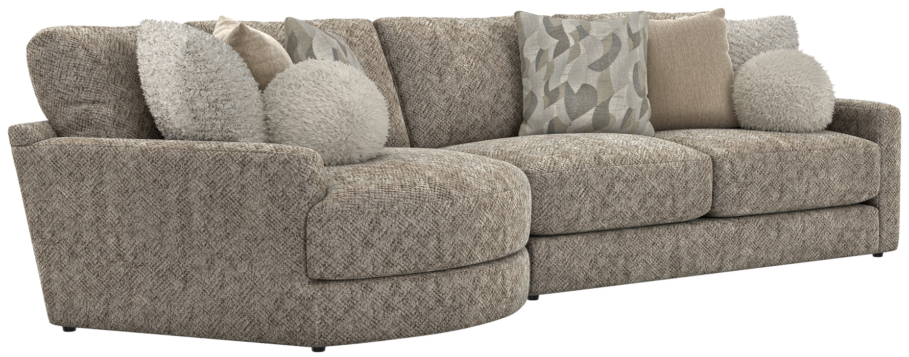 Jackson Furniture - Turner 2 Piece Sectional Sofa in Mushroom - 3145-573-96-MUS - GreatFurnitureDeal
