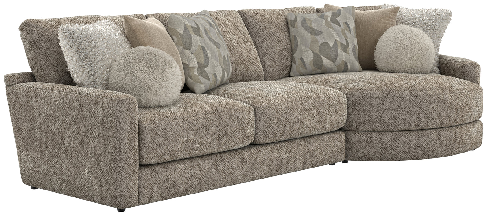 Jackson Furniture - Turner 2 Piece Sectional Sofa in Mushroom - 3145-573-96-MUS - GreatFurnitureDeal