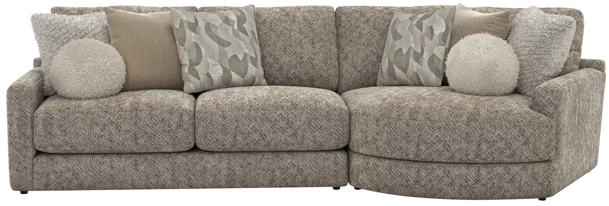 Jackson Furniture - Turner 2 Piece Sectional Sofa in Mushroom - 3145-573-96-MUS - GreatFurnitureDeal