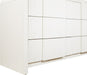 Meridian Furniture - Fluted Cream Solid Wood And Oak Veneer Dresser - 314Cream-D - GreatFurnitureDeal
