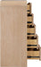 Meridian Furniture - Fluted Natural Solid Wood And Oak Veneer Chest - 314Natural-CH - GreatFurnitureDeal