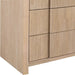 Meridian Furniture - Fluted Natural Solid Wood And Oak Veneer Chest - 314Natural-CH - GreatFurnitureDeal