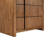 Meridian Furniture - Fluted Walnut Solid Wood And Oak Veneer Chest - 314Walnut-CH - GreatFurnitureDeal