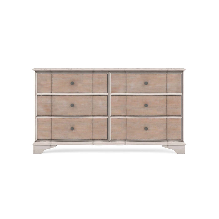 ART Furniture - Alcove Dresser with Mirror in Belgian Ivory - 321130-120-2801 - GreatFurnitureDeal