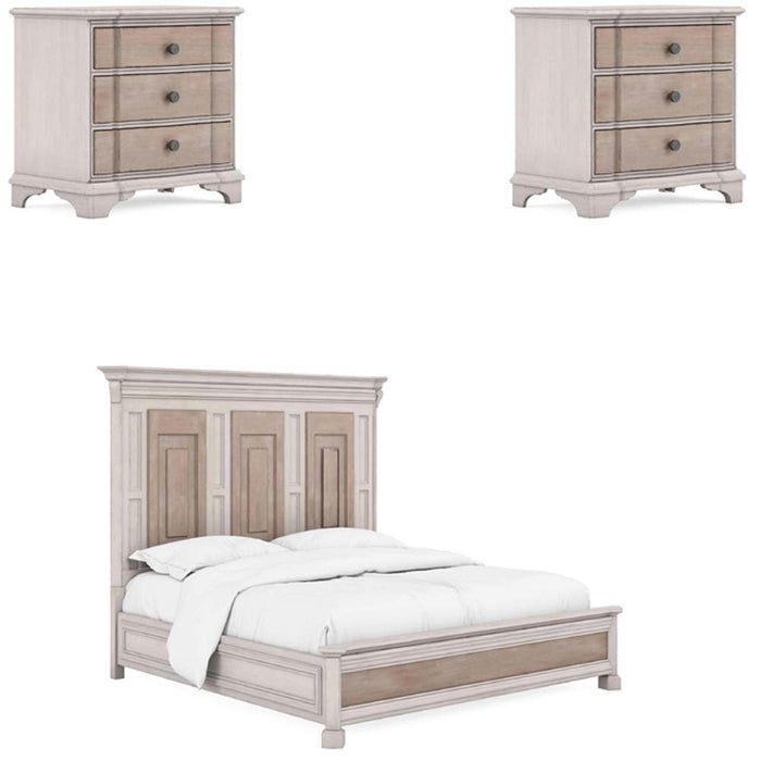 ART Furniture - Alcove 3 Piece Queen Panel Bedroom Set in Belgian Ivory - 321135-2801-3SET - GreatFurnitureDeal