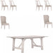 ART Furniture - Alcove 7 Piece Dining Table Set in Belgian Ivory - 321238-2817-7SET - GreatFurnitureDeal