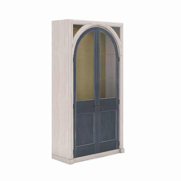 ART Furniture - Alcove Display Cabinet in Belgian Ivory, Slate - 321240-2840 - GreatFurnitureDeal
