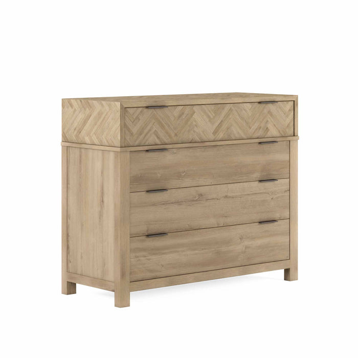 ART Furniture - Garrison Accent Chest in Washed Oak - 322158-1302 - GreatFurnitureDeal