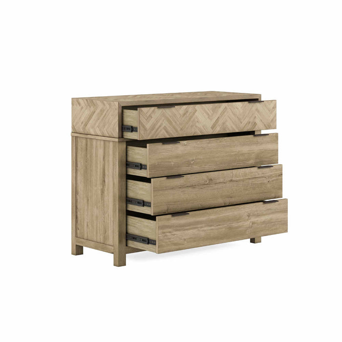 ART Furniture - Garrison Accent Chest in Washed Oak - 322158-1302 - GreatFurnitureDeal