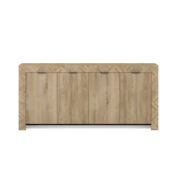 ART Furniture - Garrison Credenza in Washed Oak - 322252-1302 - GreatFurnitureDeal