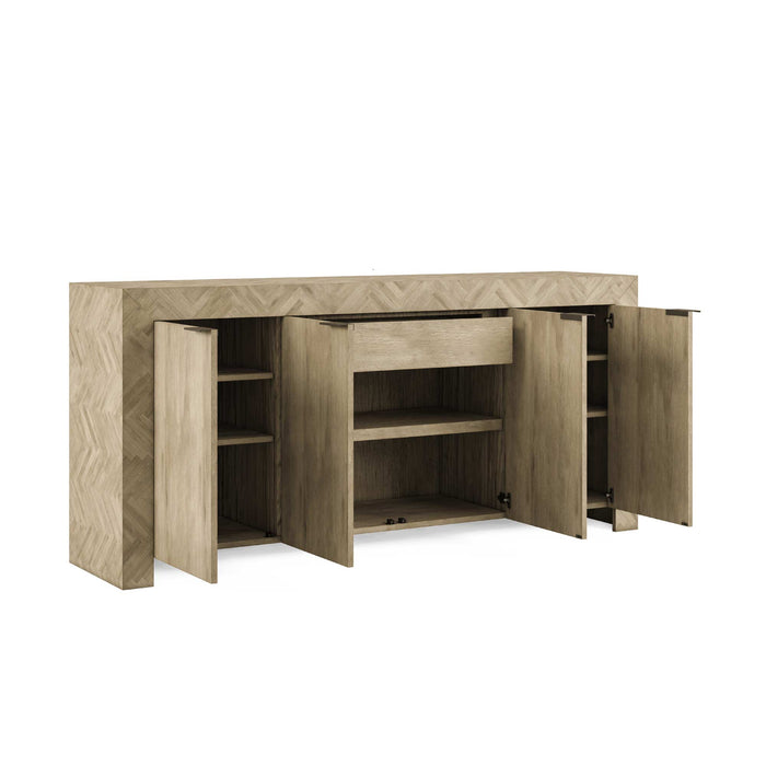 ART Furniture - Garrison Credenza in Washed Oak - 322252-1302 - GreatFurnitureDeal