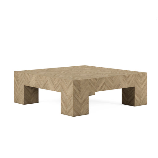 ART Furniture - Garrison Square Cocktail Table in Washed Oak - 322301-1302 - GreatFurnitureDeal