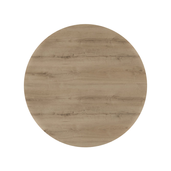 ART Furniture - Garrison Round Cocktail Table in Washed Oak - 322302-1317 - GreatFurnitureDeal