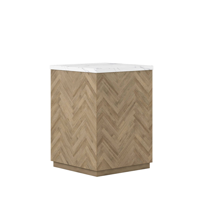 ART Furniture - Garrison Accent Table in Washed Oak - 322309-1302 - GreatFurnitureDeal