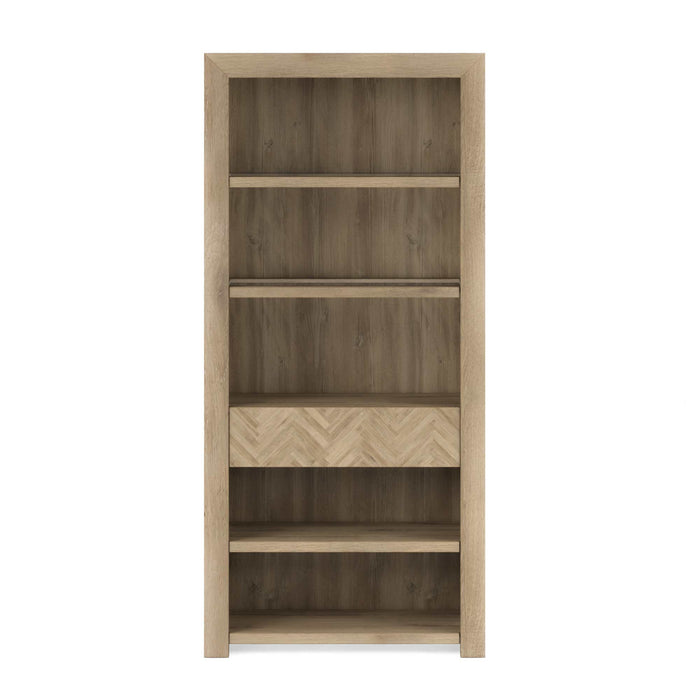 ART Furniture - Garrison Bookcase in Washed Oak - 322401-1302 - GreatFurnitureDeal