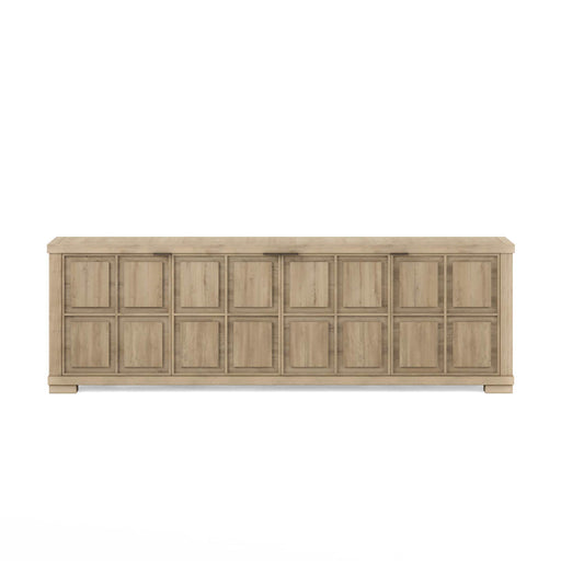 ART Furniture - Garrison Entertainment Console Table in Washed Oak - 322423-1302 - GreatFurnitureDeal
