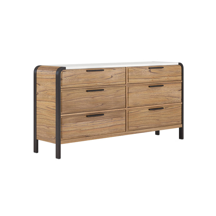 ART Furniture - Portico Metal Leg Dresser in Sienna, White Plaster - 3 GreatFurnitureDeal ART Furniture - Portico Metal Leg Dresser in Sienna, White Plaster - 3 GreatFurnitureDeal