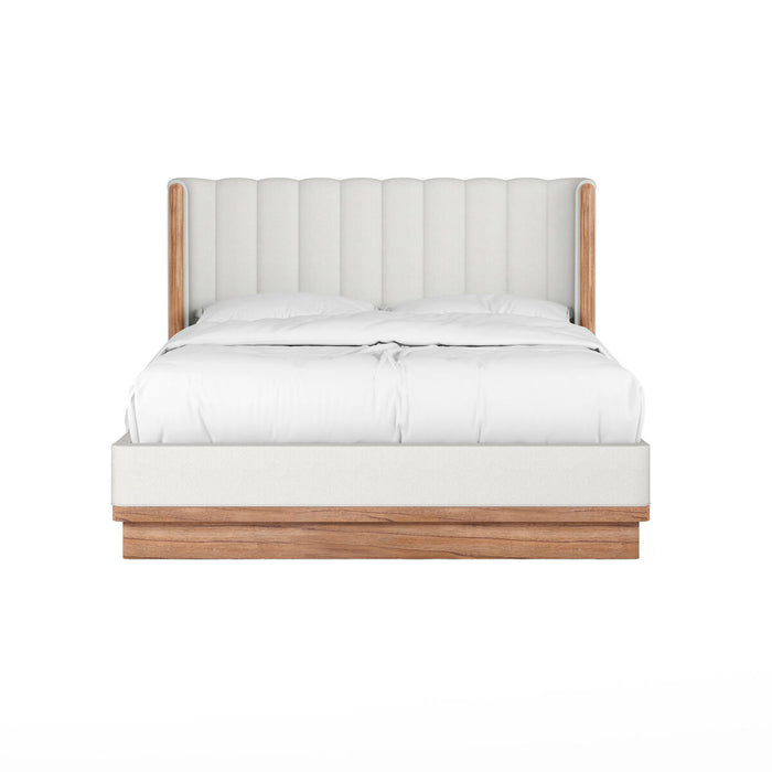 ART Furniture - Portico Queen Upholstered Shelter Bed in Opal, Sienna - 323136-3335