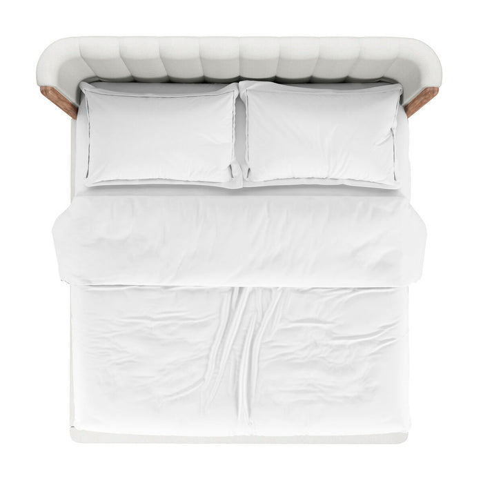 ART Furniture - Portico Queen Upholstered Shelter Bed in Opal, Sienna - 323136-3335
