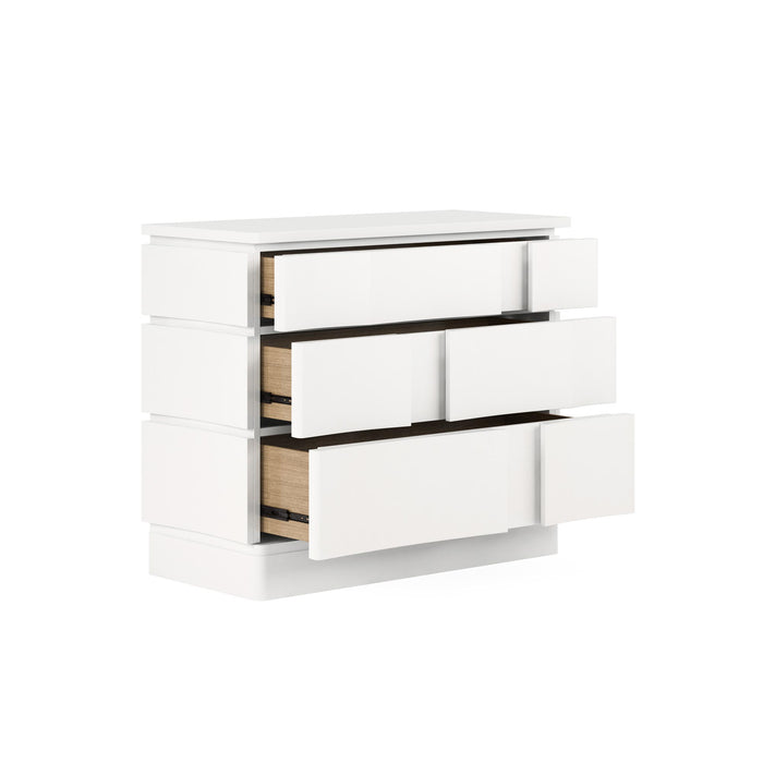 ART Furniture - Portico Accent/Bachelor Chest in White Plaster - 323158-3317 - GreatFurnitureDeal