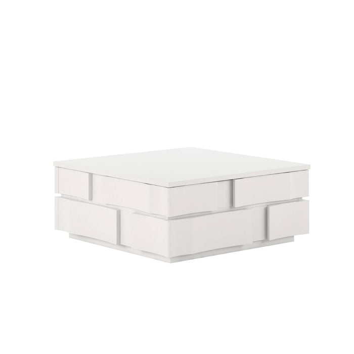 ART Furniture - Portico Square Cocktail Table in Stucco White - 323301-3317 - GreatFurnitureDeal
