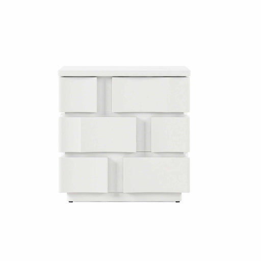 ART Furniture - Portico Chairside Table in White Plaster - 323304-3317 - GreatFurnitureDeal