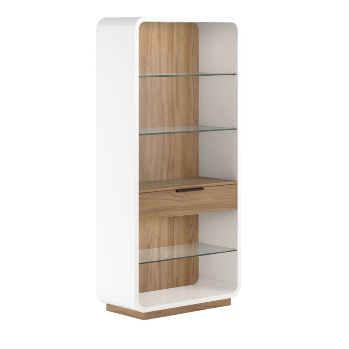 ART Furniture - Portico Etagere in Sienna, White Plaster - 323401-3351 - GreatFurnitureDeal