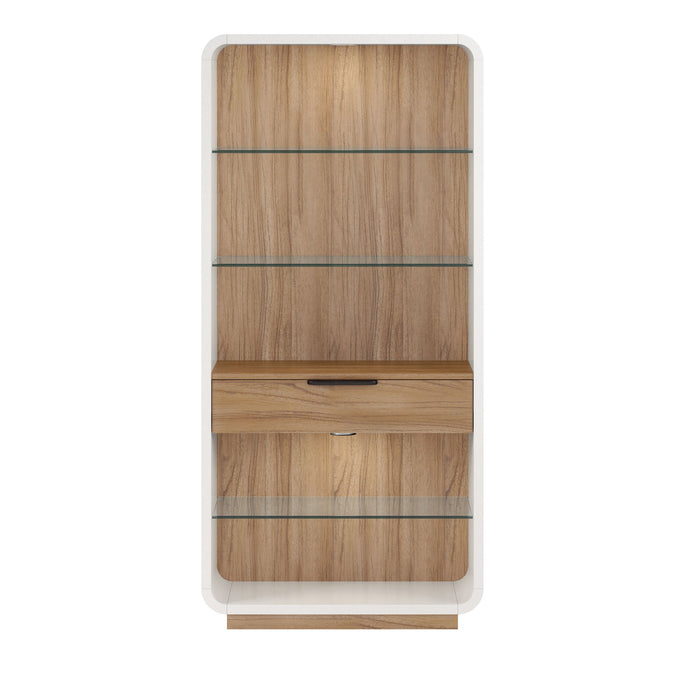 ART Furniture - Portico Etagere in Sienna, White Plaster - 323401-3351 - GreatFurnitureDeal
