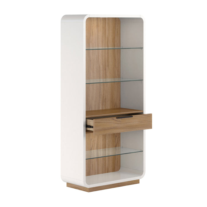 ART Furniture - Portico Etagere in Sienna, White Plaster - 323401-3351 - GreatFurnitureDeal