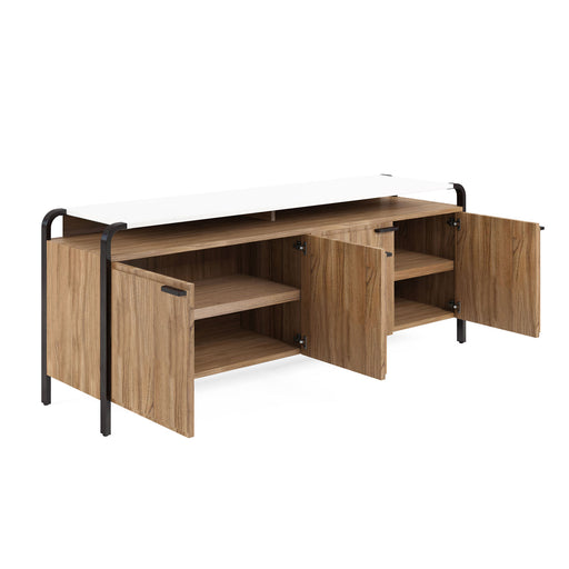 ART Furniture - Portico Entertainment Console in Sienna, White Plaster - 323423-3351 - GreatFurnitureDeal