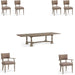 ART Furniture - Reforma 7 Piece Trestle Dining Table Set in Tapenade - 324238-2358-7SET - GreatFurnitureDeal