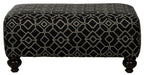 Jackson Furniture - Cumberland Cocktail Ottoman in Onyx - 3245-12-ONYX-MTO - GreatFurnitureDeal