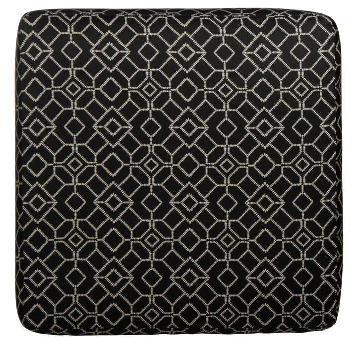 Jackson Furniture - Cumberland Cocktail Ottoman in Onyx - 3245-12-ONYX-MTO - GreatFurnitureDeal