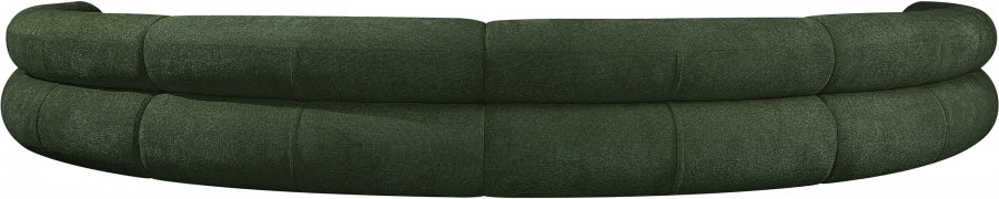 Meridian Furniture - Bale 202" Chenille Fabric Upholstered 6 Piece Modular Sectional - 114Green-S6A - GreatFurnitureDeal