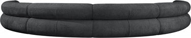 Meridian Furniture - Bale 202" Chenille Fabric Upholstered 6 Piece Modular Sectional - 114Grey-S6A - GreatFurnitureDeal