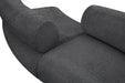 Meridian Furniture - Bale 280" Chenille Fabric Upholstered 6 Piece Modular Sectional - 114Grey-S6B - GreatFurnitureDeal