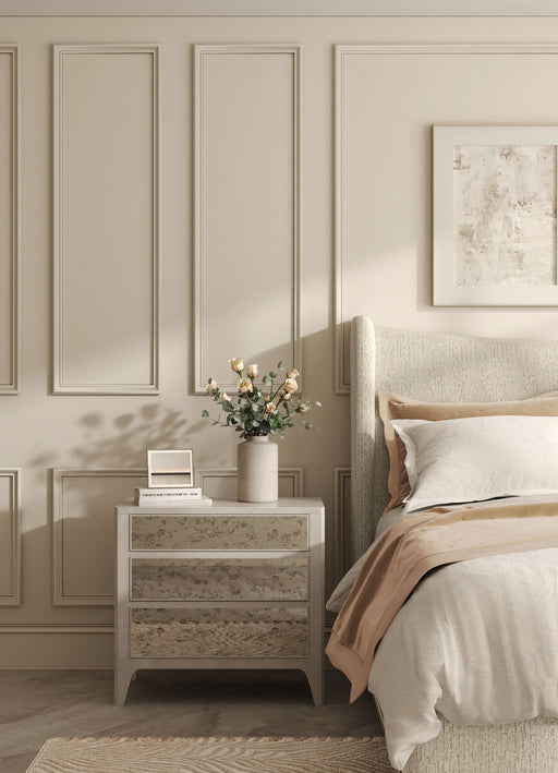 ART Furniture - Edwin King Wing Shelter Uph Bed-Creme - 413136-2743H9 - GreatFurnitureDeal