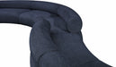 Meridian Furniture - Bale 280" Chenille Fabric Upholstered 6 Piece Modular Sectional - 114Navy-S6B - GreatFurnitureDeal