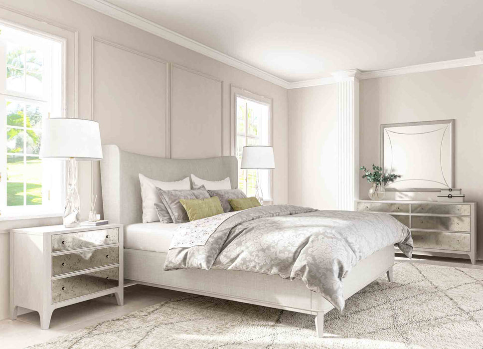 ART Furniture - Mezzanine California King Upholstered Shelter Bed in Dove Gray - 325127-2249 - GreatFurnitureDeal