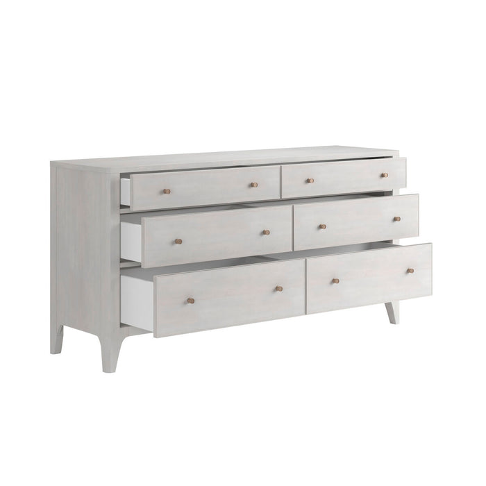 dove grey dresser Martin Svensson Home Beach House 6 Drawer Solid Wood Dresser, Dove Grey - Bed Bath & Beyond